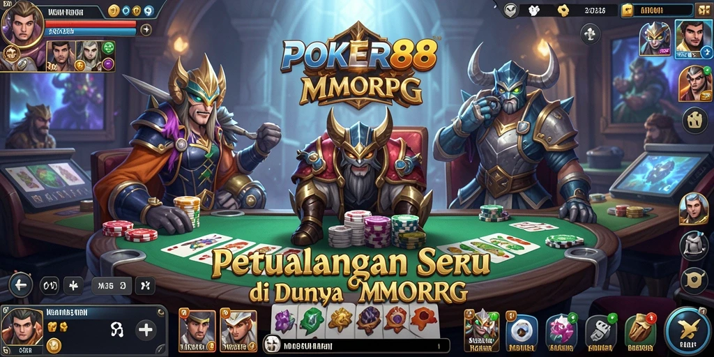 Tampilan gameplay seru di POKER88 dengan petualangan menarik.